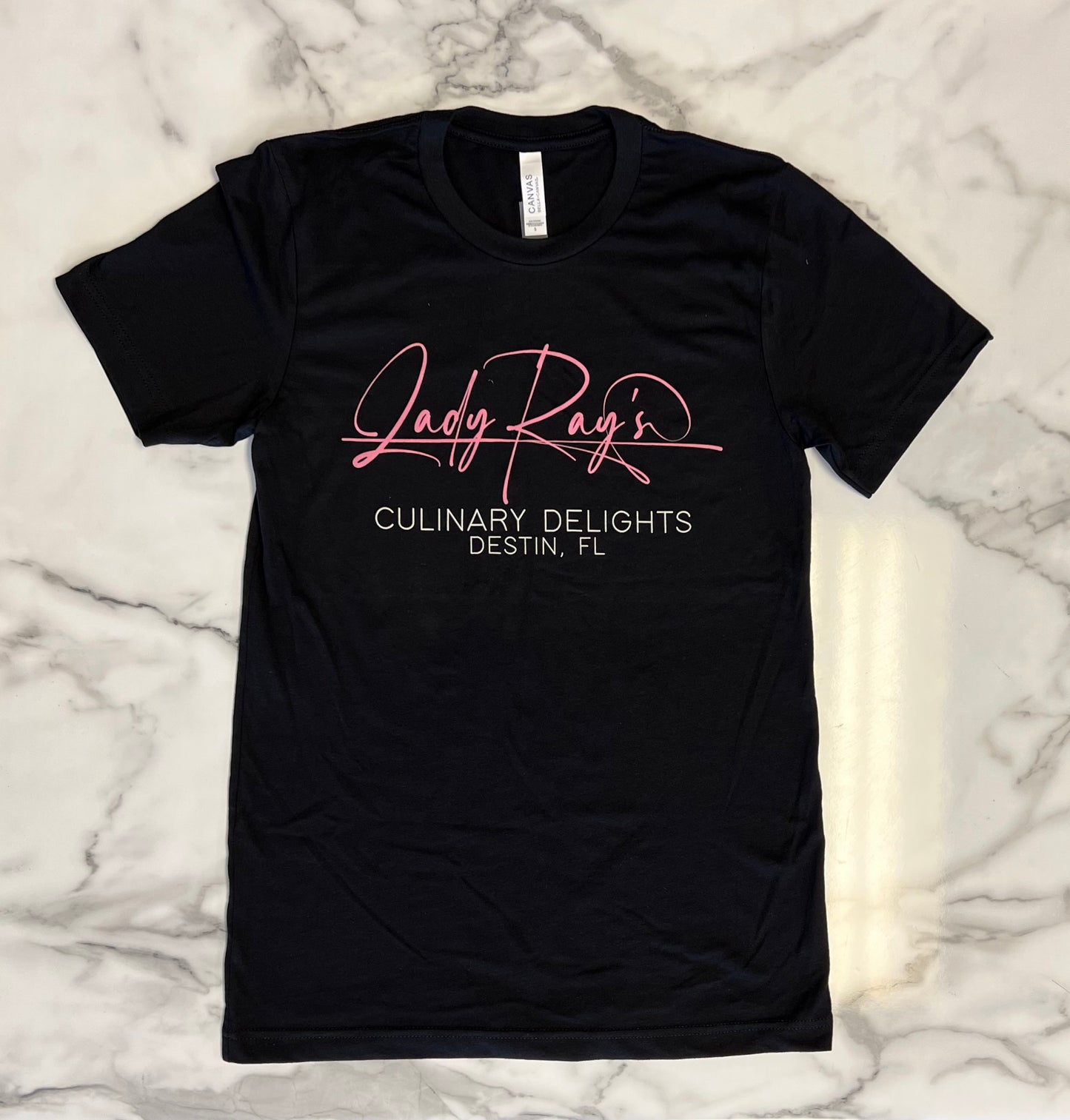 Lady Ray's - Crew T-Shirt (Rose Gold)